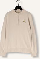 LYLE & SCOTT Pull 1/4 ZIP JUMPER Crème LYLE & SCOTT Pull 1/4 ZIP JUMPER Crème - medium