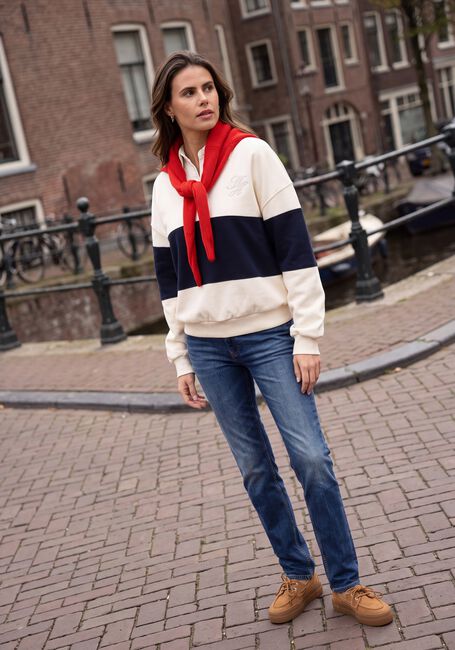 TOMMY HILFIGER Chandail GOLD BTN RUGBY FLEECE SWTSRT en multicolore - large