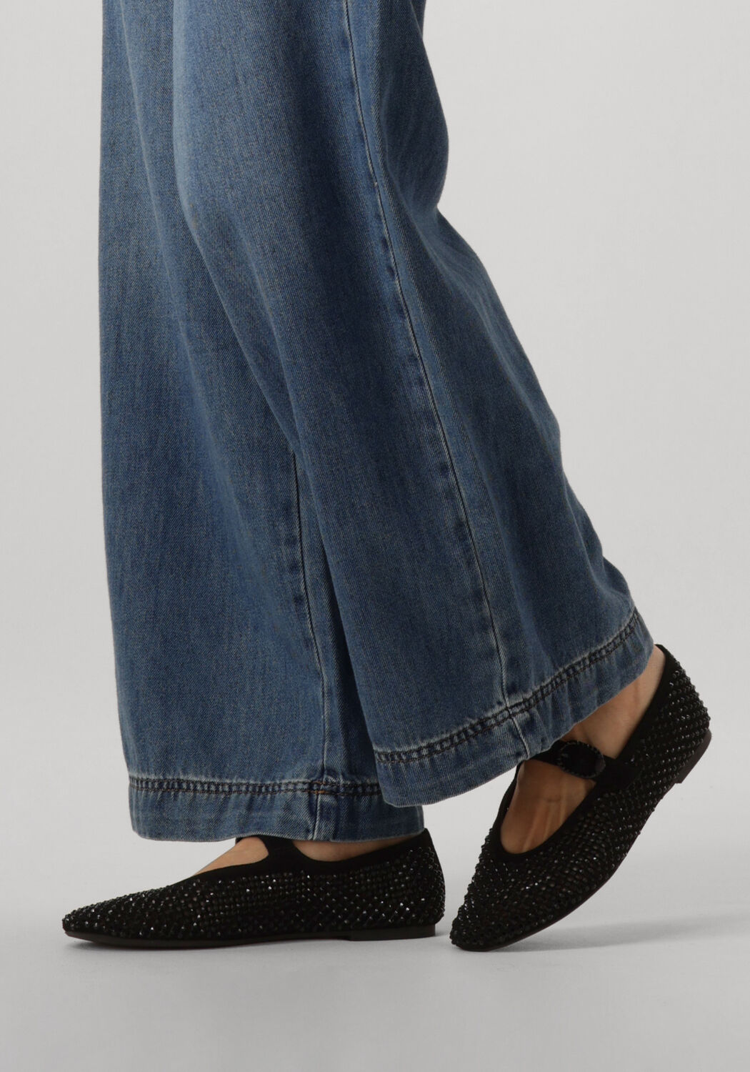 KURT GEIGER LONDON MAYFAIR BALLET FLAT Ballerines en noir - large