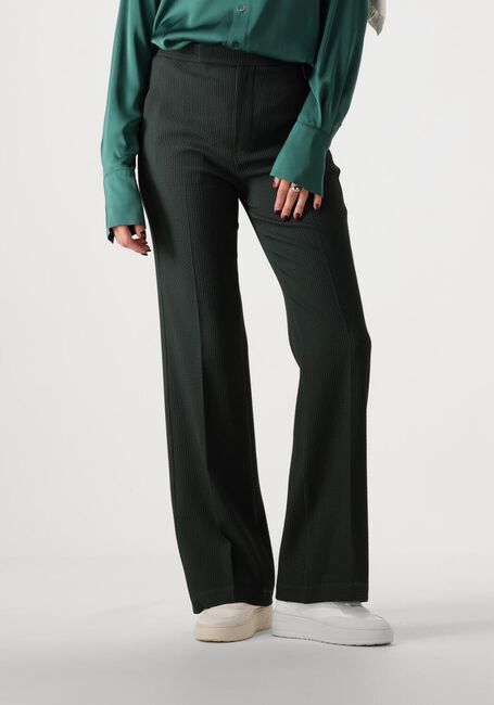 VANILIA Pantalon évasé WAFEL FLARED en vert - large