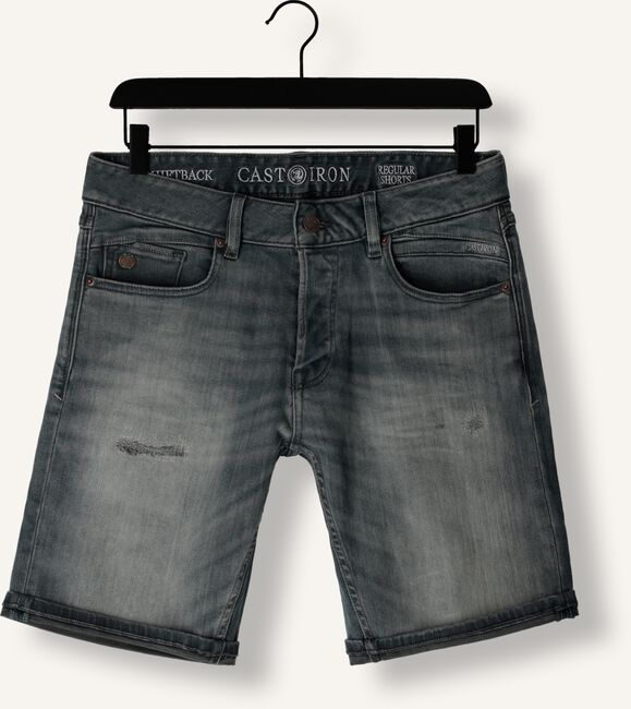 Donkergrijze CAST IRON Jeans SHIFTBACK SHORTS TRUE BLUE GREY Donkergrijze CAST IRON Jeans SHIFTBACK SHORTS TRUE BLUE GREY - large