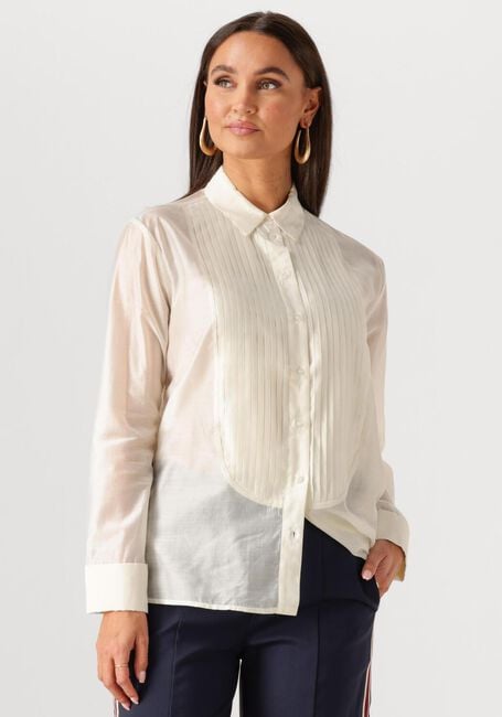 Gebroken wit SELECTED WOMEN  SLFIRIS RELAXED LS SHIRT B - large