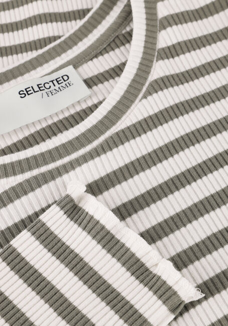 SELECTED WOMEN SLFANNA LS CREW NECK TEE STR SELECTED WOMEN SLFANNA LS CREW NECK TEE STR - large
