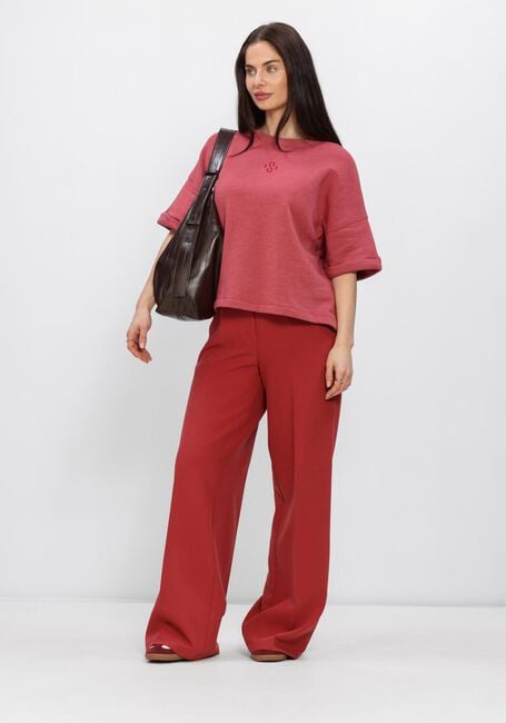 SUMMUM TOP SHORT SLEEVE SWEAT Hauts & T-shirts en rouge - large