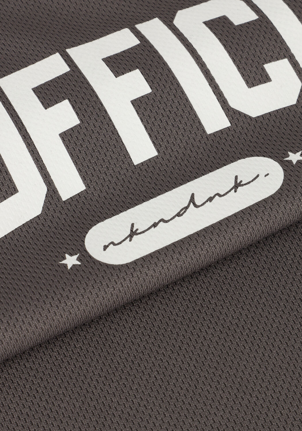 NIK & NIK T-shirt OFFICIALS OVERSIZED T-SHIRT Gris fonc&eacute; - large