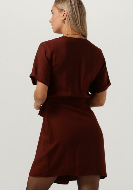 ANOTHER LABEL Mini robe CIEL DRESS en marron - large