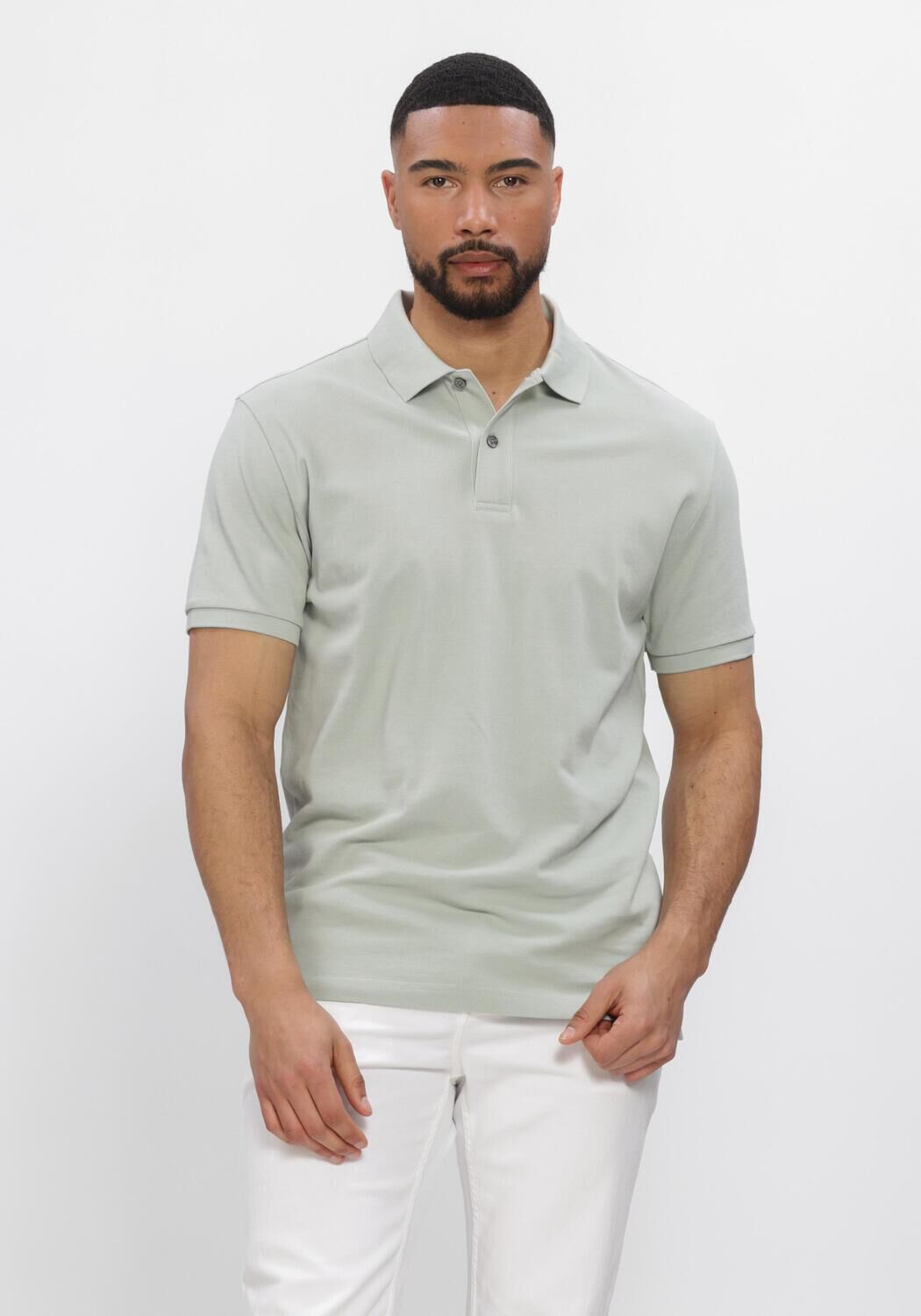 PROFUOMO Polo POLO SS BASIS PIQUE en vert - large