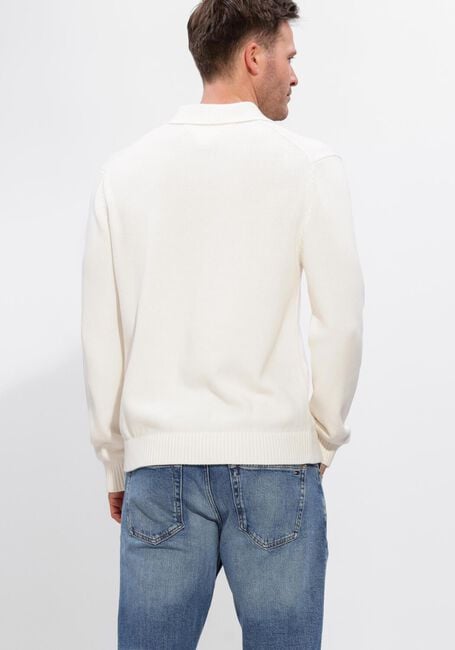 Gebroken wit TOMMY JEANS Trui TJM SLIM ESSENTIAL POLO SWTR EXT - large