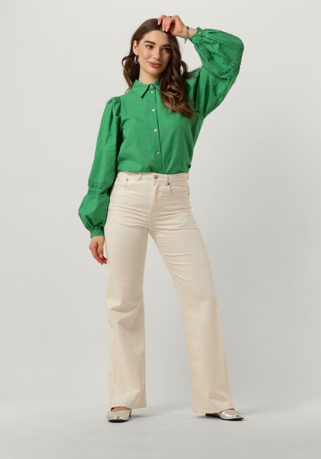 NUKUS LETTIE BLOUSE EMBROIDERY Blouses en vert - large