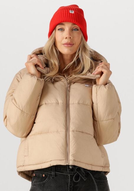 Zand TOMMY JEANS Gewatteerde jas TJW HOODED PUFFER JACKET - large