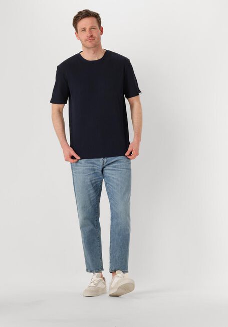 ANERKJENDT T-shirt AKKIKI S/S WAFFLE TEE Bleu foncé - large
