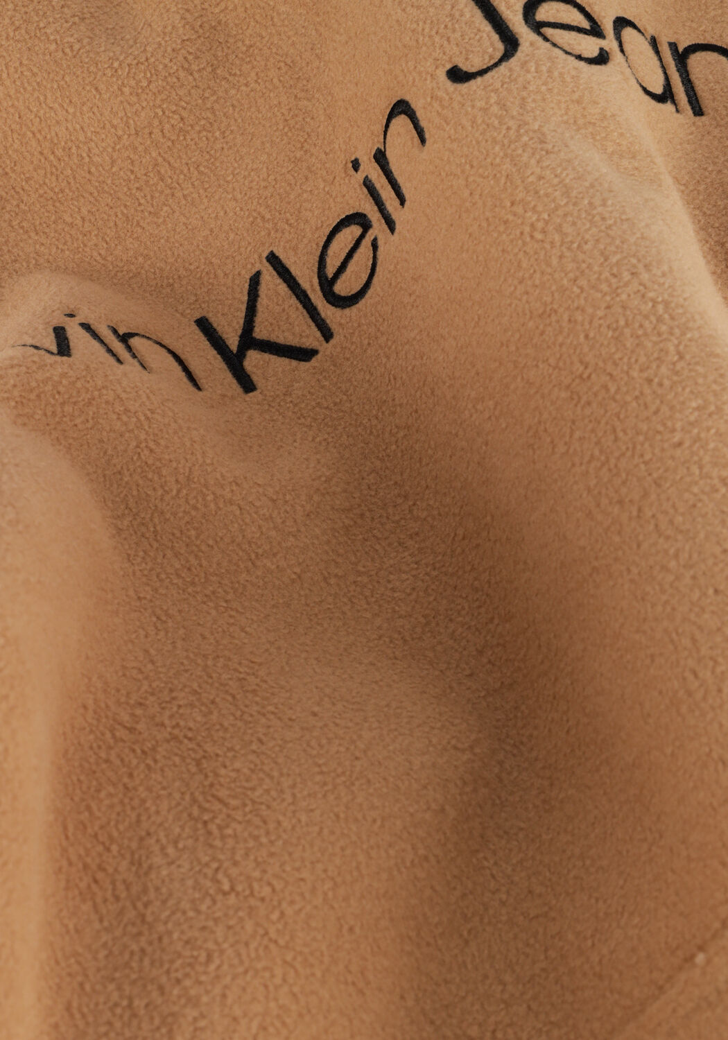 CALVIN KLEIN Chandail HEAVY DOUBLE FACE HOODIE en camel - large