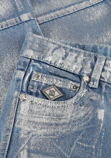NIK & NIK Wide jeans METALLIC PANTS en bleu - large
