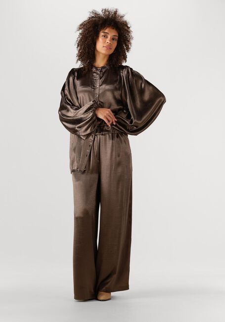NOTRE-V Pantalon large NV-GYDA en marron - large
