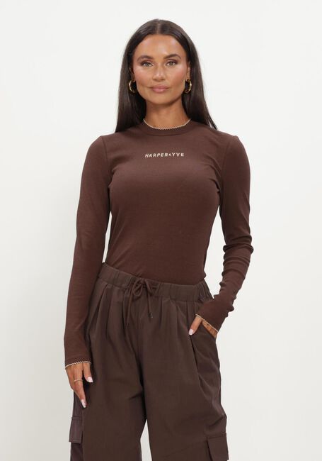 Bruine HARPER & YVE Top CAMMY-LS - large