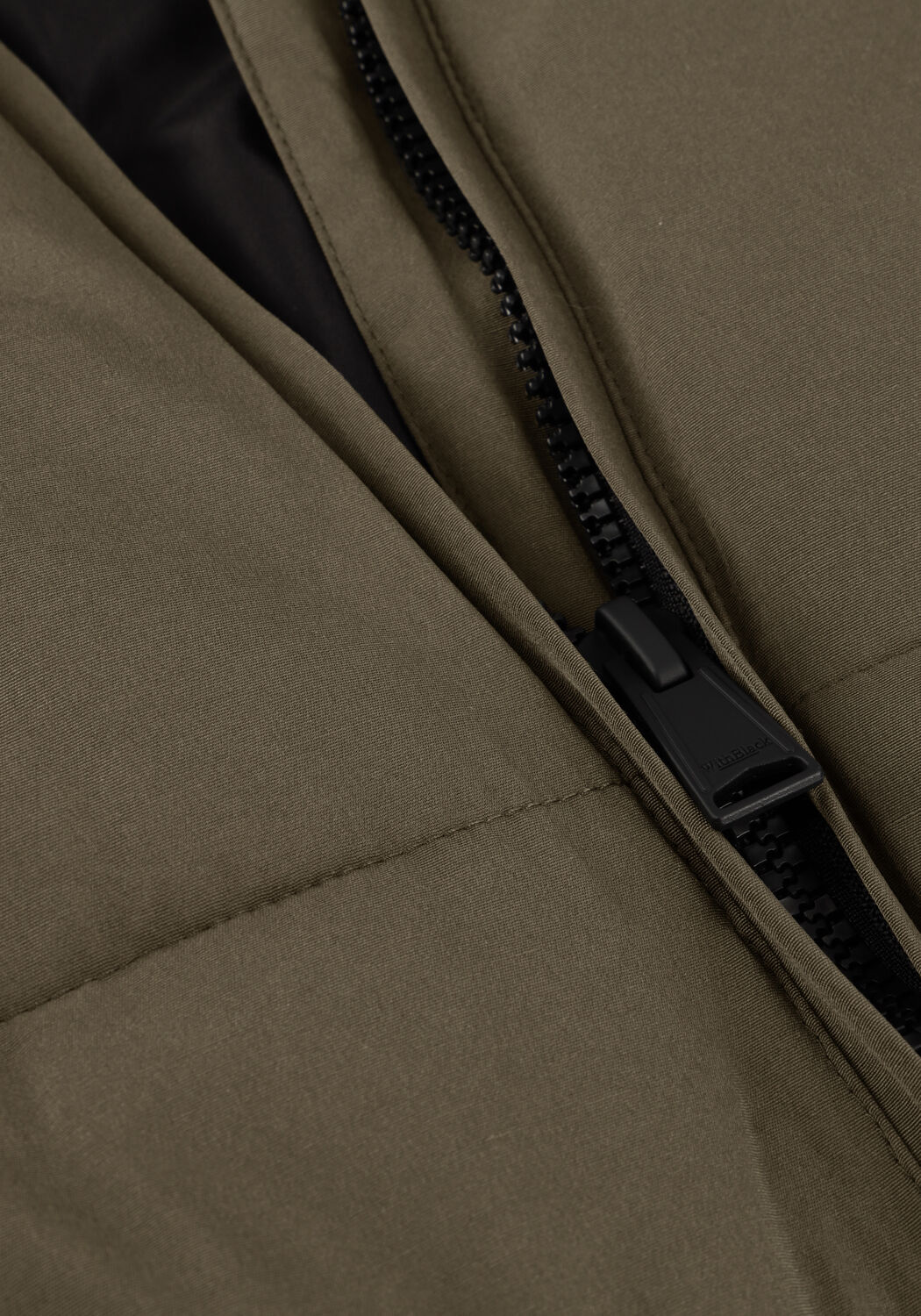 WITHBLACK Veste matelass&eacute; WBLSOPHIE MAXI PUFFER COAT Kaki - large