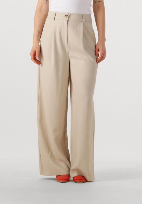 Beige MODSTRÖM Wijde broek GALEMD WIDE PANTS - large