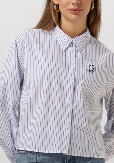 Blauwe ANOTHER LABEL  DIEGA SHIRT - large