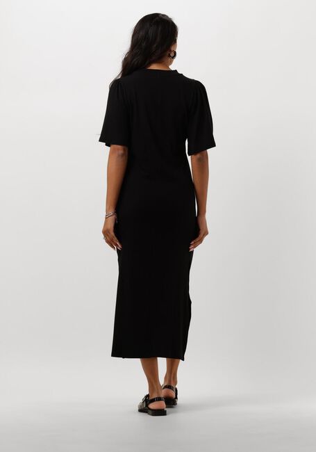 Zwarte BRUUNS BAZAAR Midi jurk LUTEA NATHALENA DRESS - large