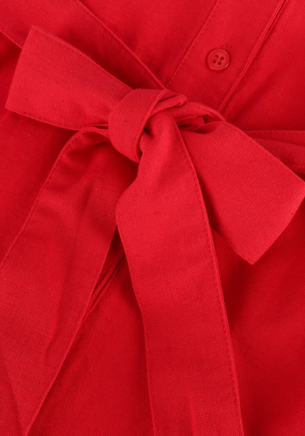 CC HEART Robe midi LINEN SAFARI DRESS en rouge - large