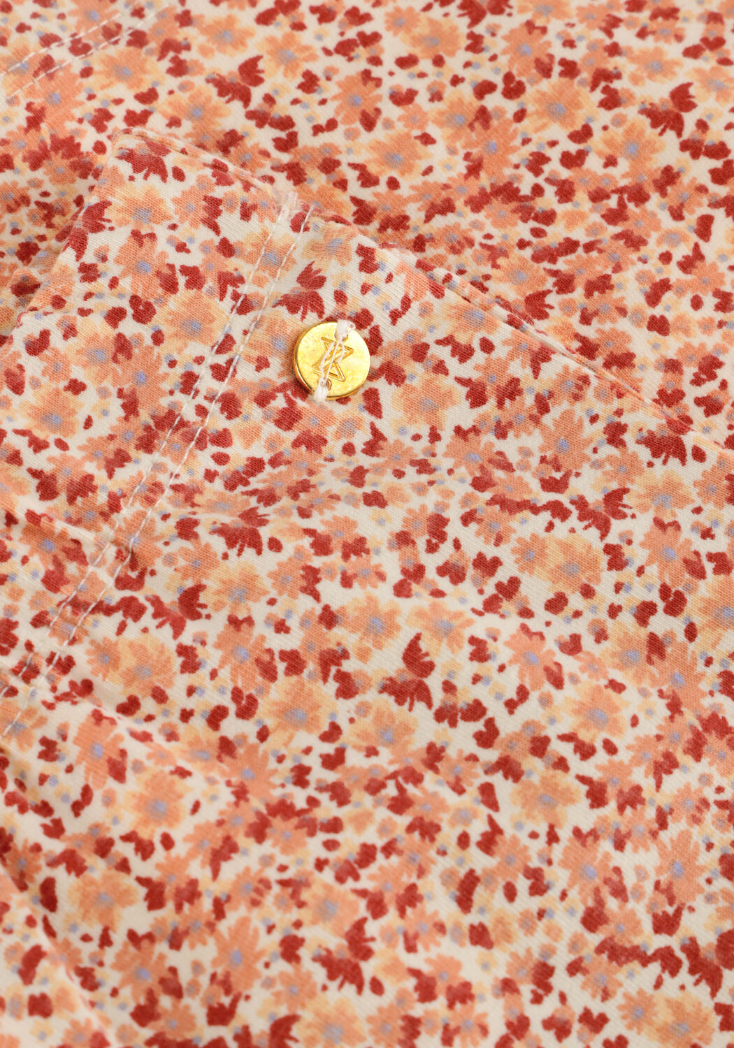 Oranje KOKO NOKO Flared broek N58930 - large