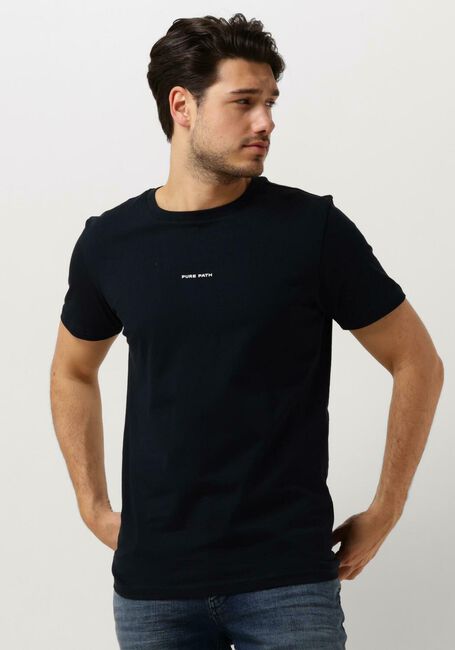 PURE PATH T-shirt ESSENTIAL LOGO T-SHIRT Bleu foncé - large