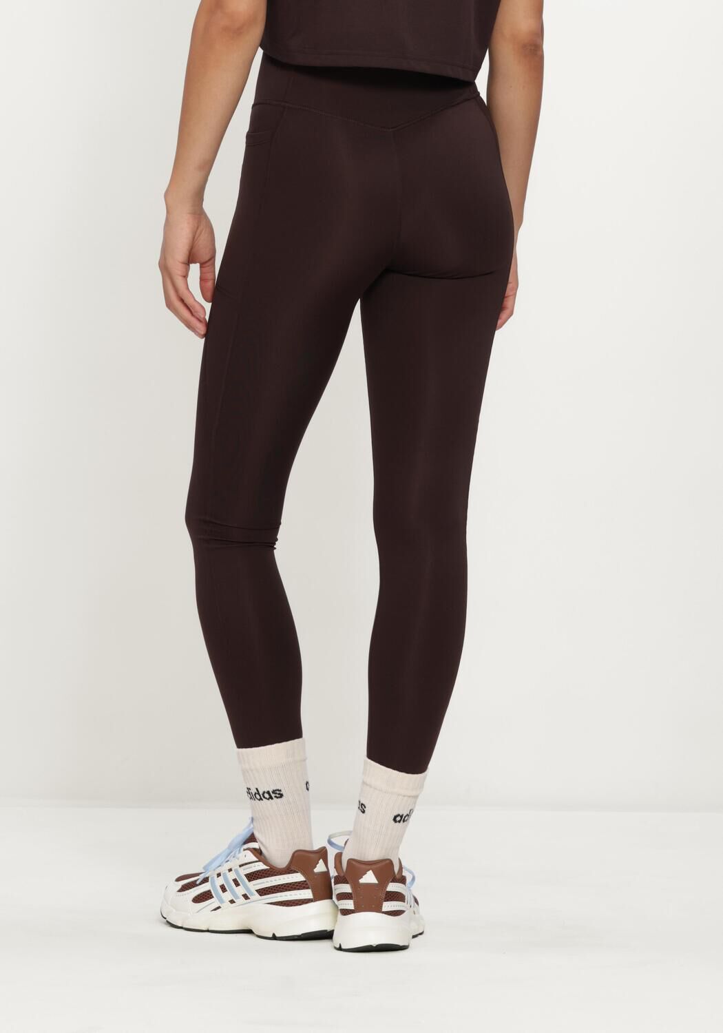 ADIDAS Legging OPT ESS ST 1/1 en marron - large