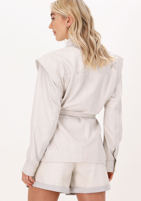 IBANA Veste en cuir JORDAN en blanc - large