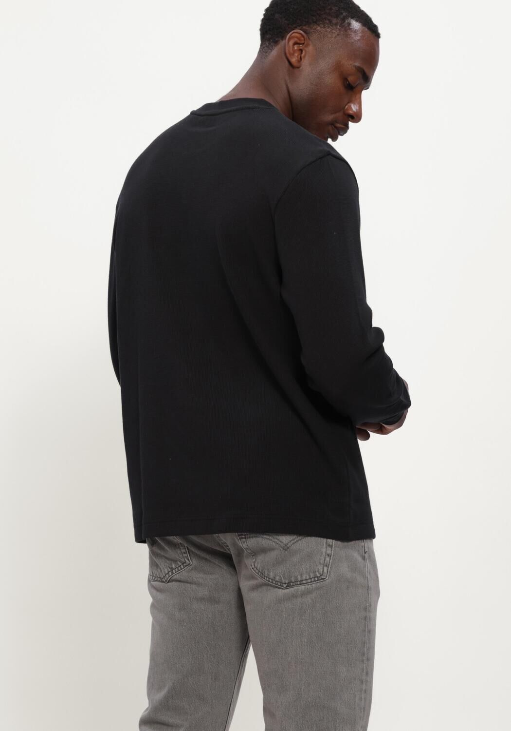 BOSS ORANGE Pull WE TEMPEST en noir - large