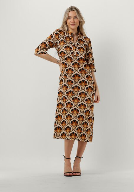 Bruine ANA ALCAZAR Midi jurk 049561-3336 - large