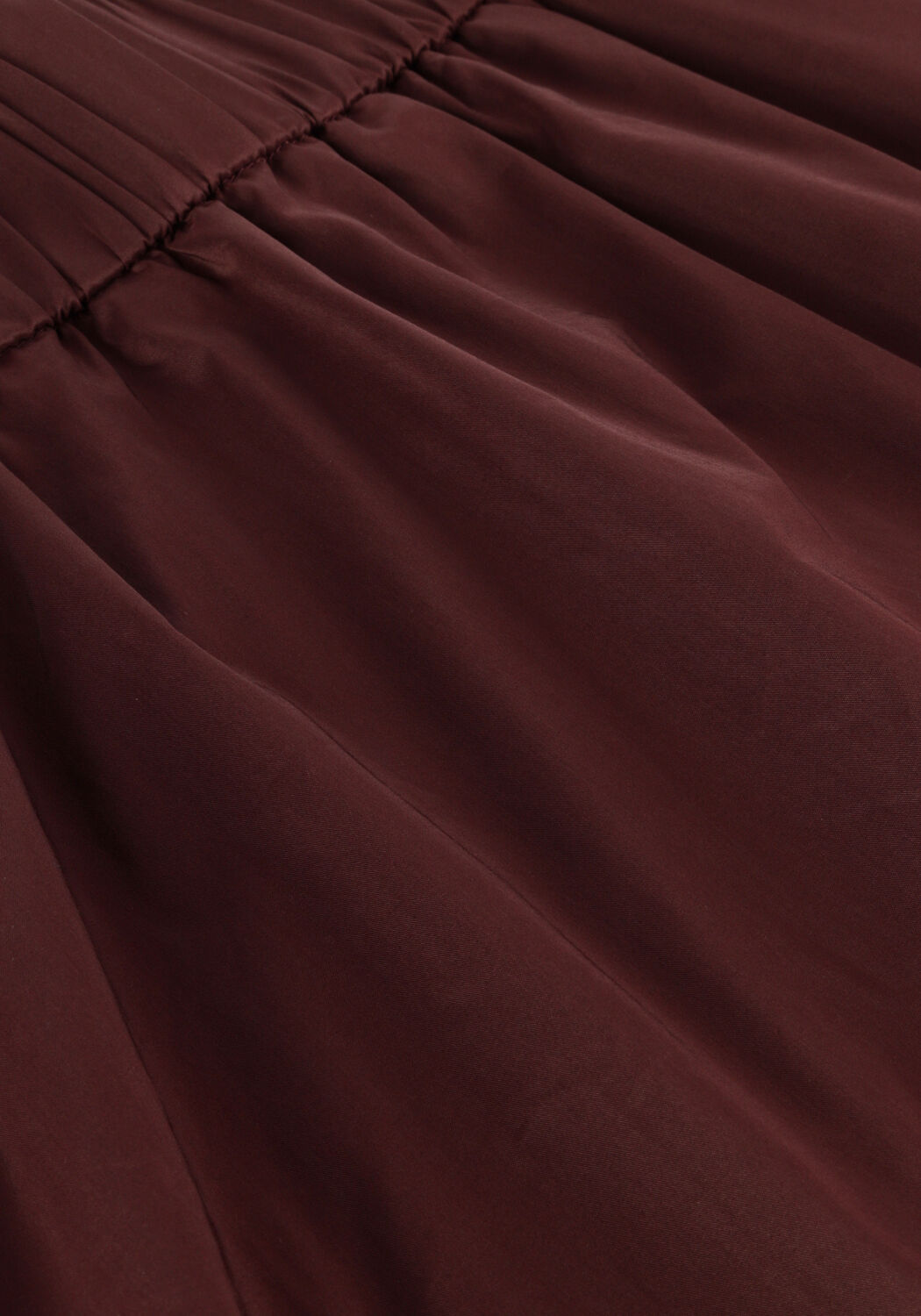 NEO NOIR Jupe midi YARA POPLIN SKIRT Bordeaux - large