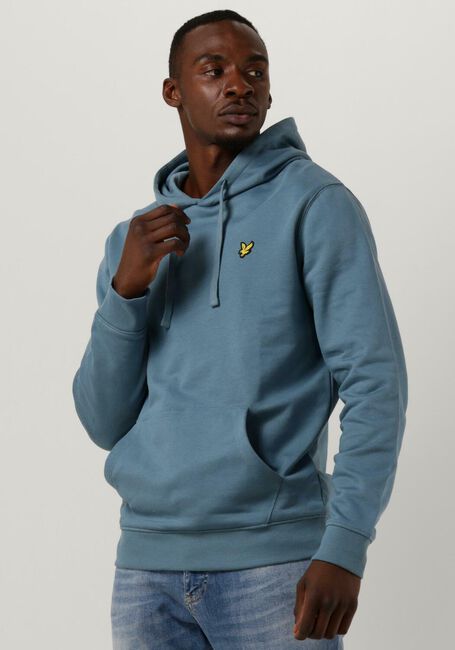 Blauwe LYLE & SCOTT Truien/vesten PULLOVER HOODIE - large