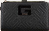 Zwarte GUESS Portemonnee BRIGHTSIDE SLG DBL ZIP ORGNZR - medium