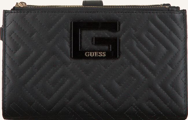 Zwarte GUESS Portemonnee BRIGHTSIDE SLG DBL ZIP ORGNZR Zwarte GUESS Portemonnee BRIGHTSIDE SLG DBL ZIP ORGNZR - large