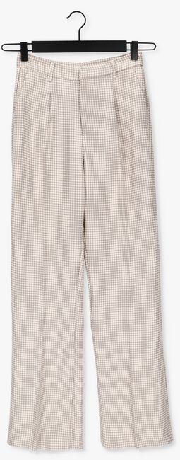 Bruine COLOURFUL REBEL Pantalon RUS JACQUARD DOGTOOTH STRAIGHT PANTS - large