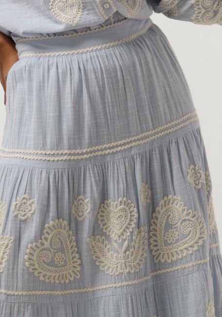 ANTIK BATIK Jupe maxi RONY SKIRT Bleu clair - large