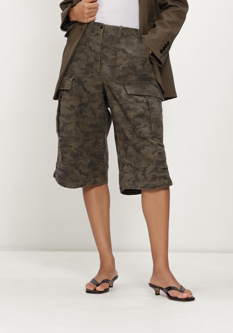 Khaki NEO NOIR Cargobroeken ISLANA CAMOU SHORTS - large