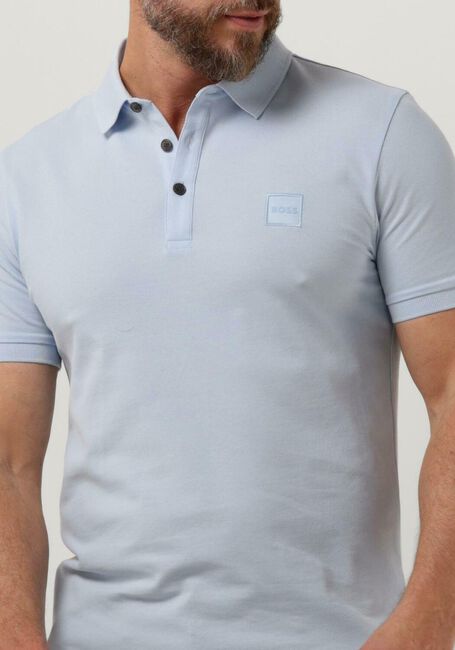 Lichtblauwe BOSS ORANGE Polo PASSENGER - large