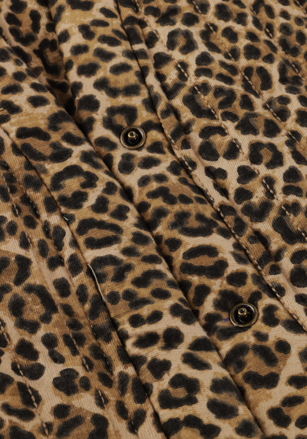 DAILY7 Gilet PADDED ANIMAL GILET en marron - large