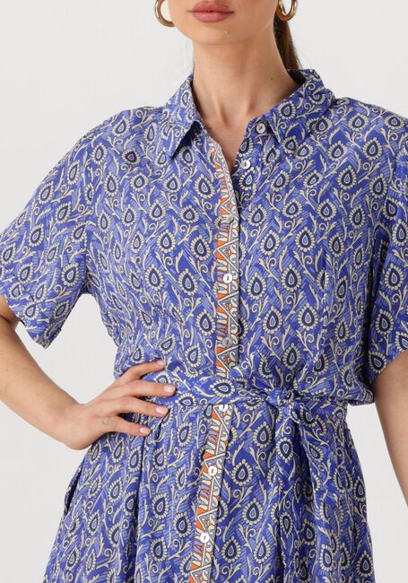 LOLLYS LAUNDRY Robe maxi BLAKELL MAXI DRESS SS en bleu - large