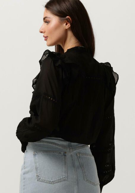 Zwarte NEO NOIR  AURIKA S VOILE BLOUSE - large