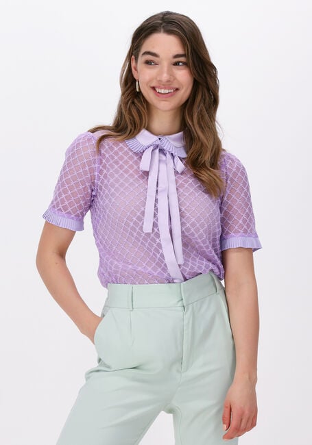 Paarse HUNKON  RITHA BLOUSE - large