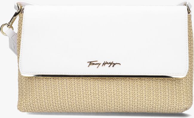 TOMMY HILFIGER MODERN CLUTCH STRAW Sac bandoulière en blanc - large