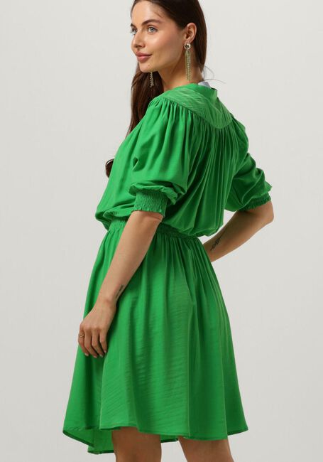 Groene MINUS Mini jurk AYAME SHORT DRESS - large