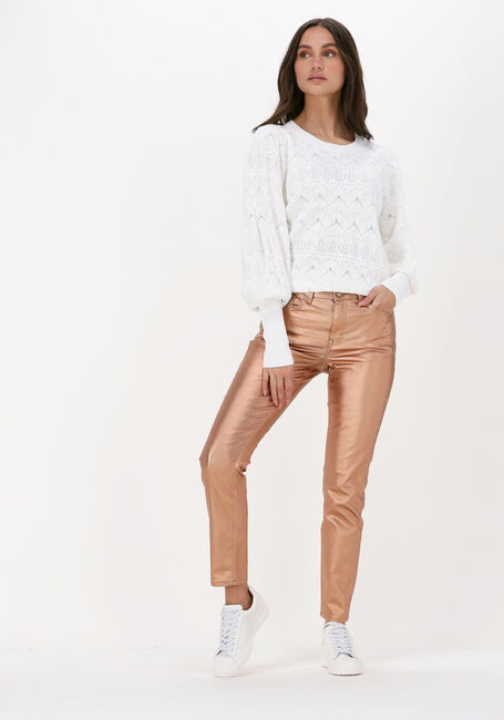 Gebroken wit SUMMUM Trui BALLOON SLEEVE SWEATER POINTEL - large