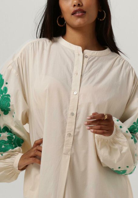 SISSEL EDELBO Robe midi RIKKE ORGANIC COTTON SHIRT DRESS Blanc - large