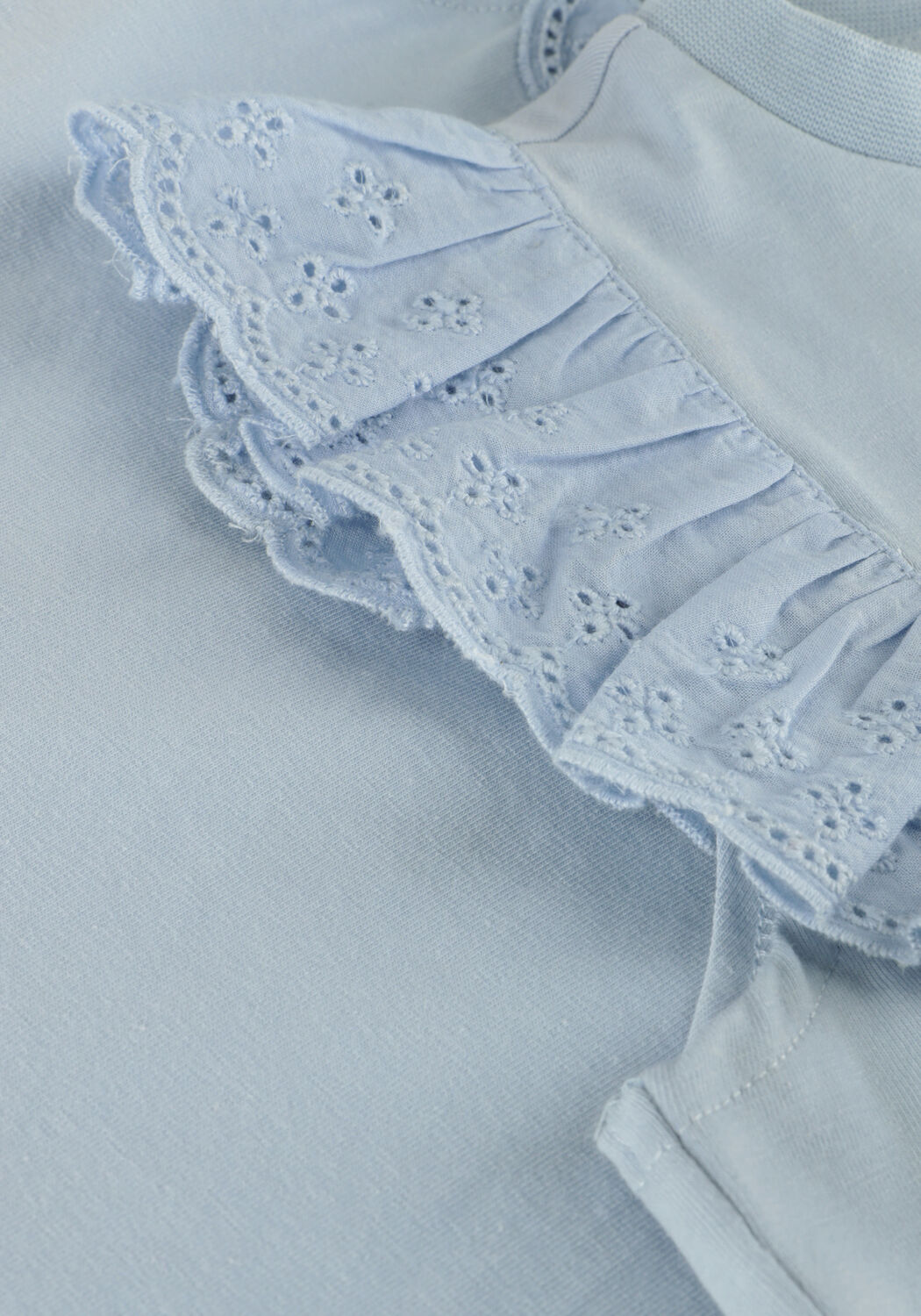 DAILY7 Haut T-SHIRT RUFFLE en bleu - large