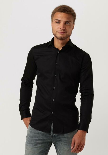 GENTI Chemise classique S0004-1109 en noir - large