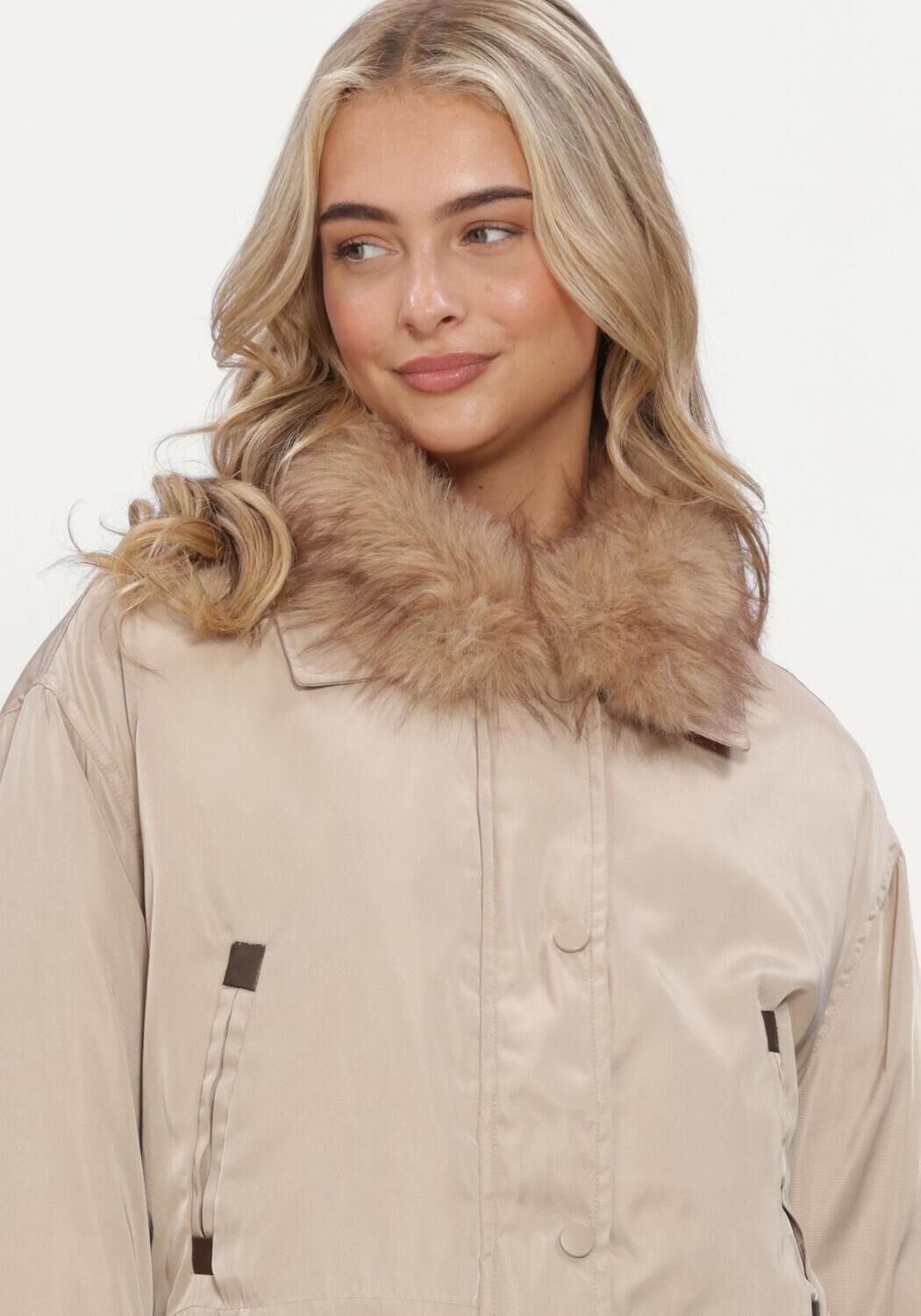 NUKUS Veste matelass&eacute; PAULA JACKET en beige - large