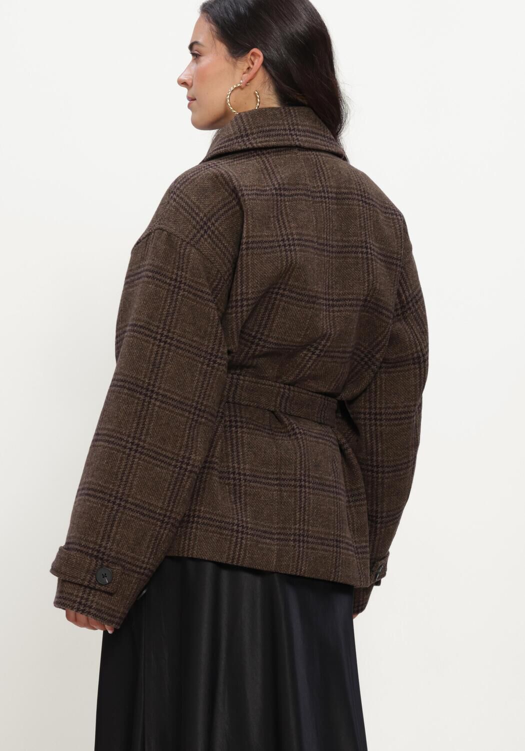 MSCH COPENHAGEN Jack MSCHAMARANDA JACKET CHK en marron - large